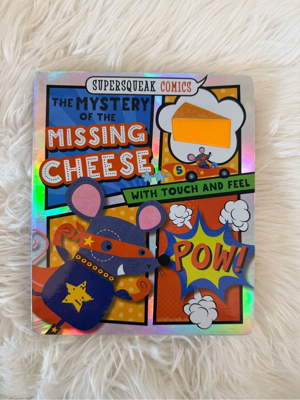 💫10/$25 • The Mystery of the Missing Cheese Touch & Feel Boardbook